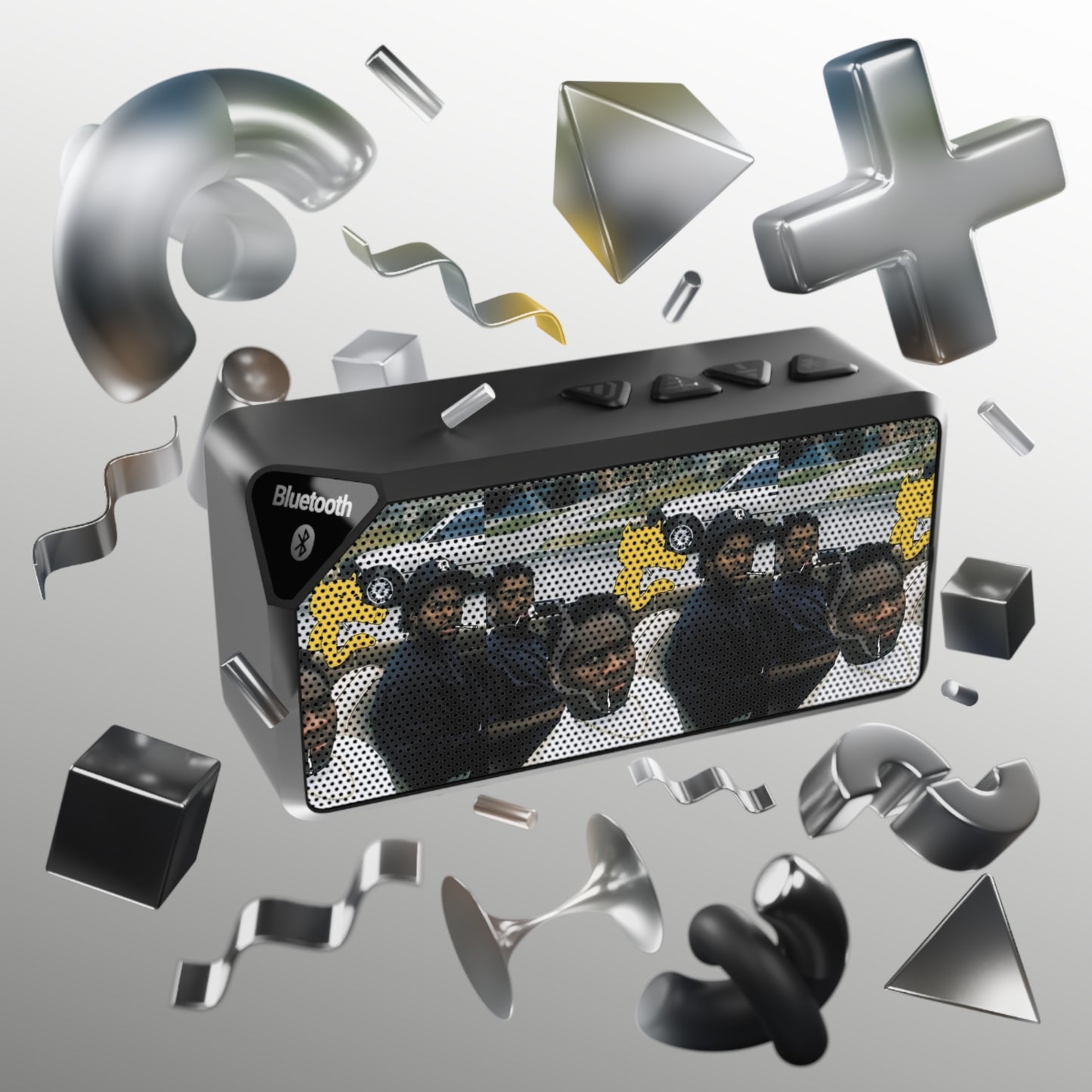 Bluetooth Speaker — Novel Jabba Design Portable Speaker